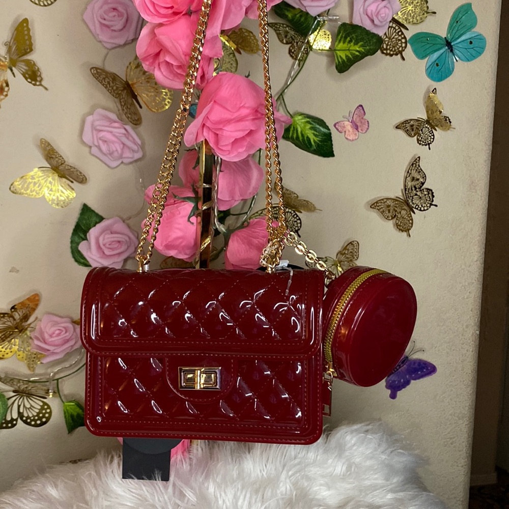 NWT Red Jelly Bag